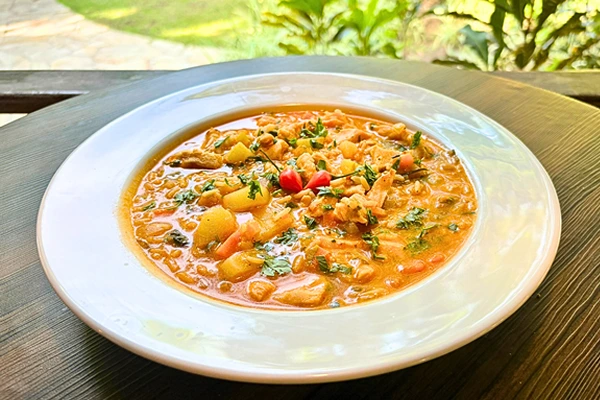 Canja de galinha do Restaurante Maracajú